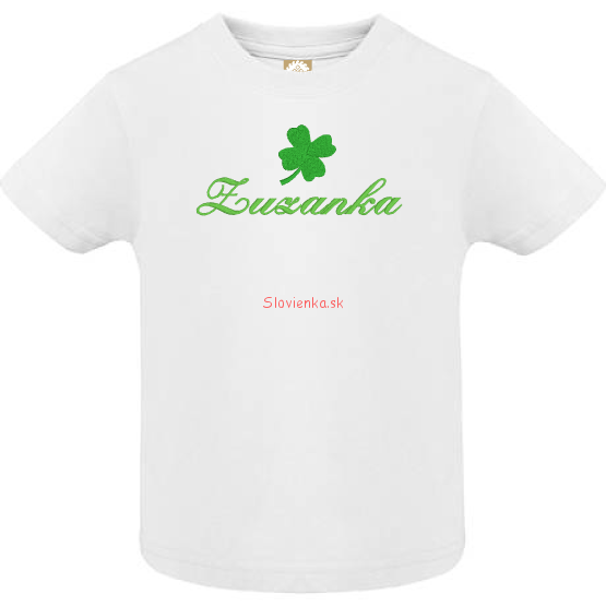 Dievca-tričko-biele Zuzanka_slovienka.sk