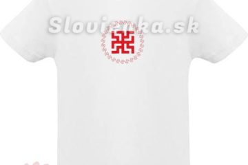 Chlapes-tričko-biele-Zajačik-v-ohnivom-kruhu_slovienka.sk