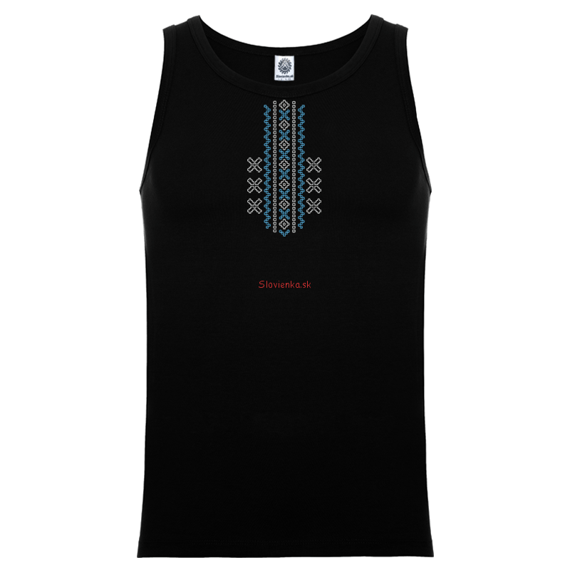 MUž_tielko-cierne-VZOR-1-bielo-modre_slovienka.sk