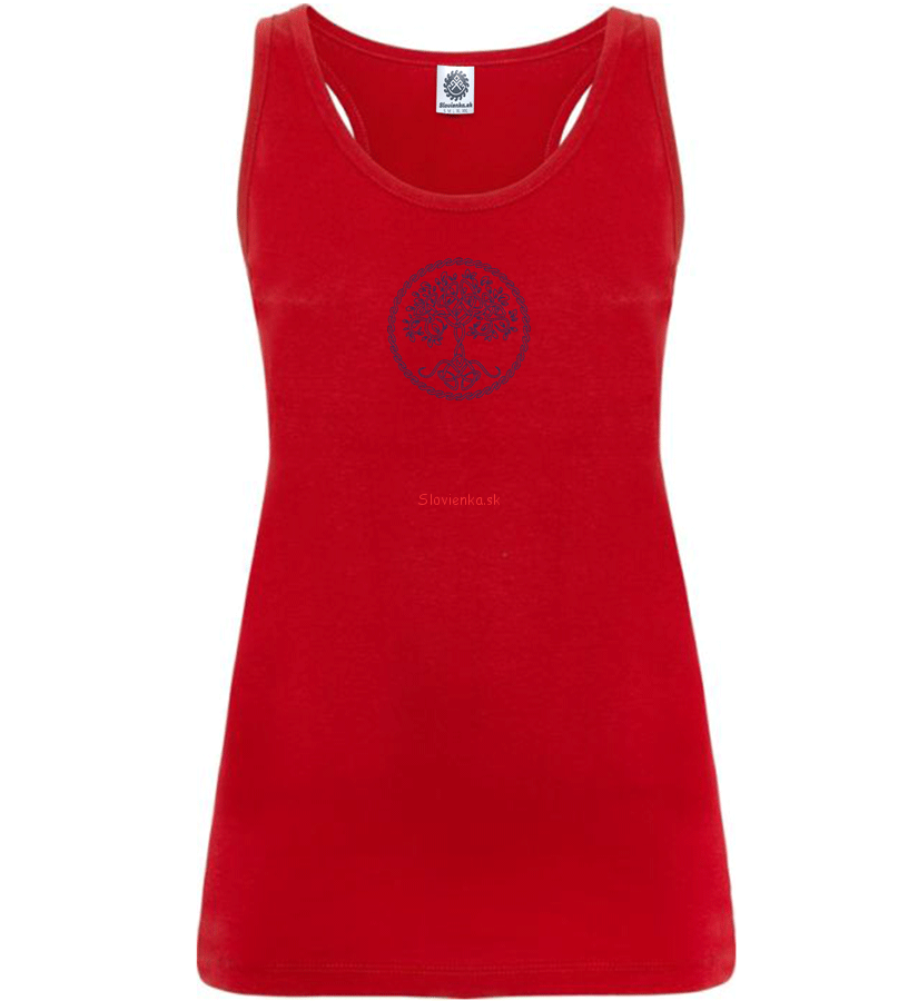 Žena-červene-strom-zivota-tmava-modra_slovienka.sk