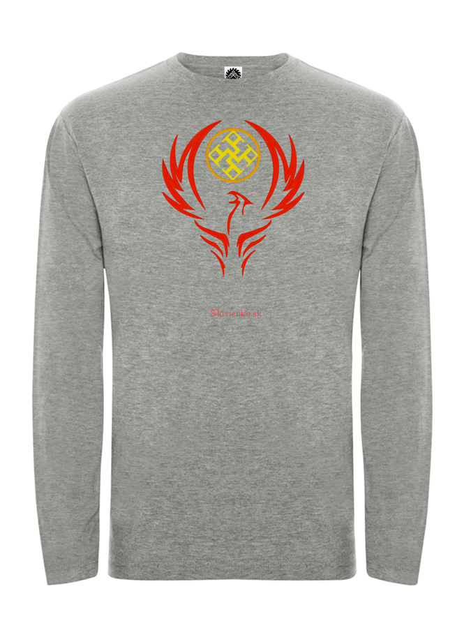 DLHE-TRICKO-MUZ-vták ohnivak-Duchovna-sila sive_slovienka.sk