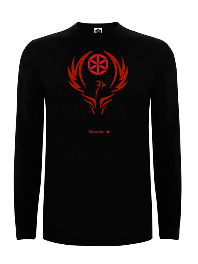 DLHE-TRICKO-MUZ-fenix-Perunov-kvet-Cierne_slovienka.sk