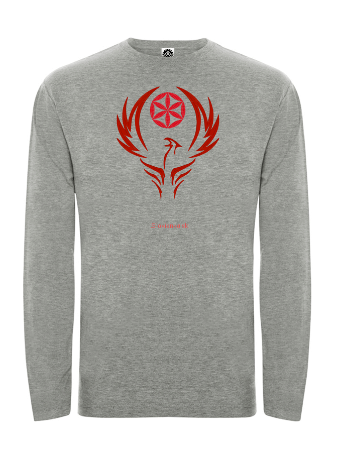 DLHE-TRICKO-MUZ-vták ohnivak-Perunov-kvet-Sive_slovienka.sk