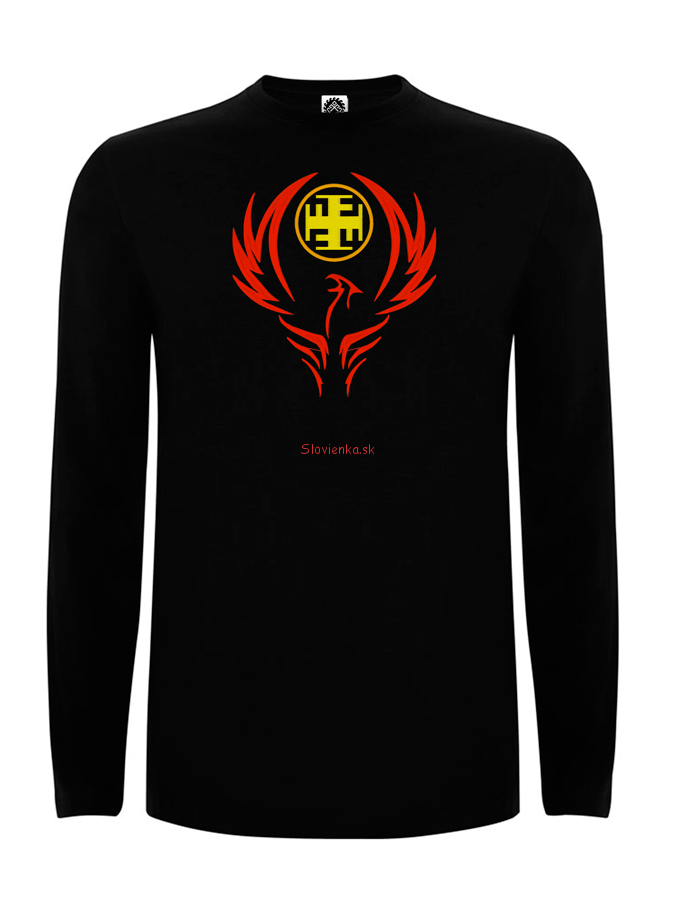 DLHE-TRICKO-MUZ-vták ohnivak-Ratiborec-Cierne_slovienka.sk
