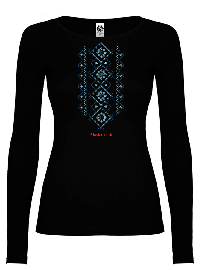 DLHE-TRICKO-Zena-Čierne-Modra-modra_slovienka.sk