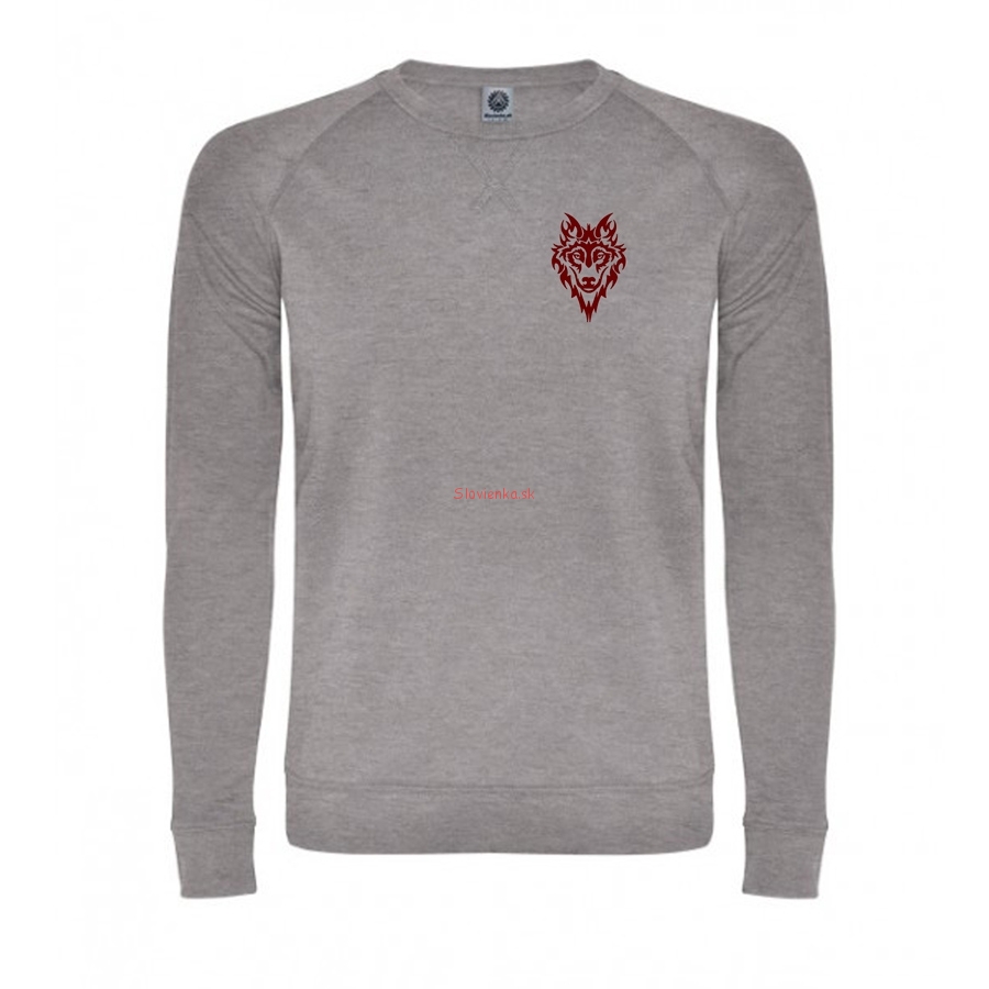 panska-mikina-Siva-VLK--bordova_slovienka.sk