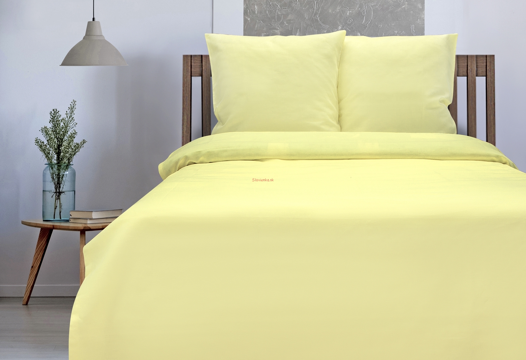 Obliečky pre 1 lôžko 148 x 215cm, 52% bavlna, 48%Ľan-slovienka.sk