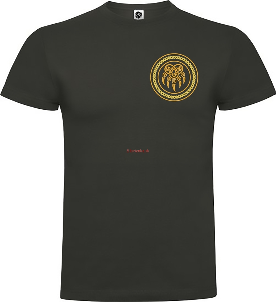 Pecat-Velesa-laba-medvede-Tricko-Cierne-muz-slovienka.sk