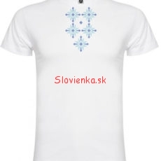 Vysivane_tricko_panske_muz_BIELE_Alatyr_vzor-prvky_slovanske_modro_modry_slovienka,sk