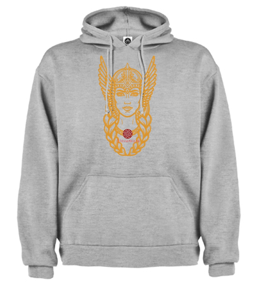 panska-mikina-s kapucnou-Muzska-vysivka-vysivana-SIVA-VALKYRIA-gold_slovienka.sk