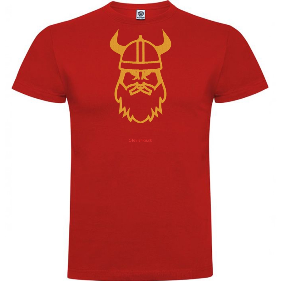 vysivane-tricko-cervene-Viking-Zlata-vysivka-slovienka.sk