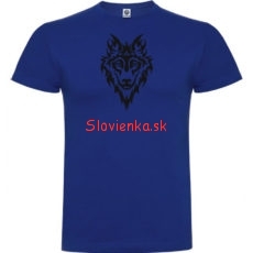 vysivane-tricko-modre-VLK-Cierna-vysivka-slovienka.sk