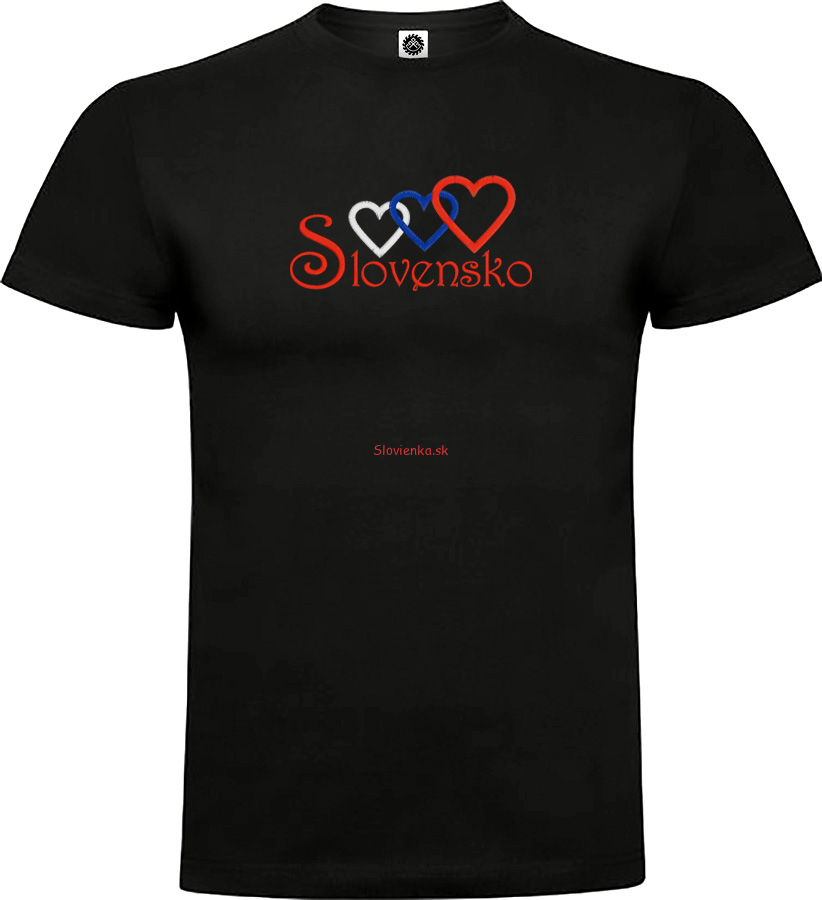 Tricko-vysivane-s-vysivkou-Slovensko-srdcia-cierne-muz_slovienka.sk
