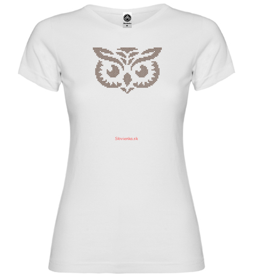 vysivane tricko pre-zenu-sova-oci_slovienka.sk