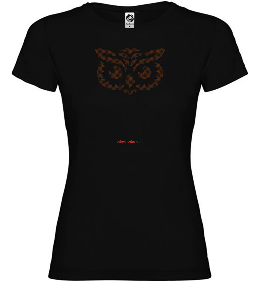 vysivane tricko pre-zenu-sova_oci_slovienka.sk